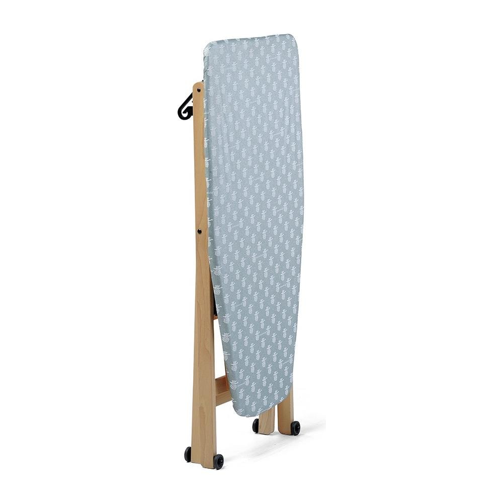 Asse da Stiro in Legno Naturale di Faggio con Piano 49 x 101 cm - Foto 2