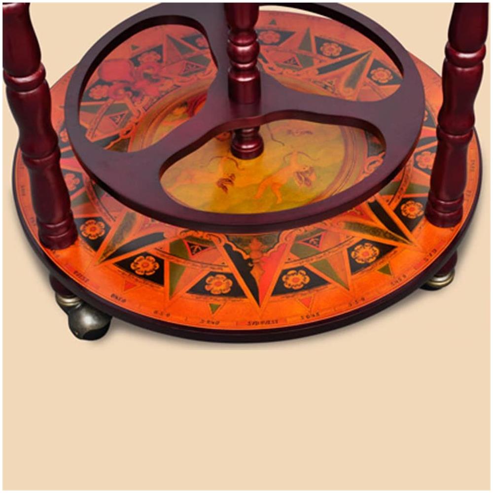 Minibar Elegante A Forma Di Globo In Legno - Foto 5