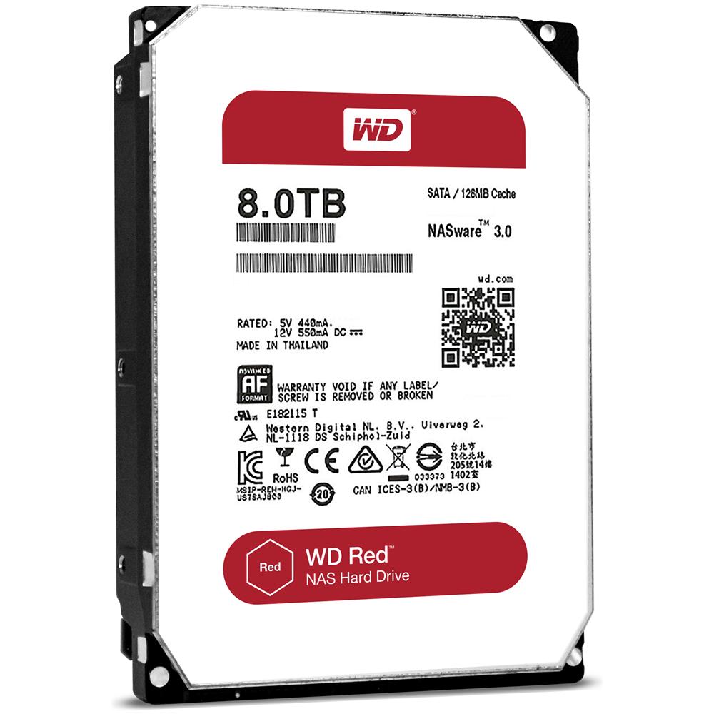 Hard Disk per NAS WD Red 8 TB 3.5" Sata III 6 Gb / s Buffer 128 Mb Intelli Power - Foto 2