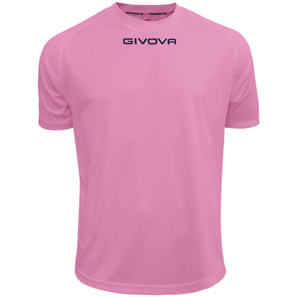 T - Shirt Givova One Givova Rosa Corsa Sport Uomo Staff Running Jogging Allenamento Relax Calcio Calcetto Torneo Scuola Sport - Taglia S - Foto 1