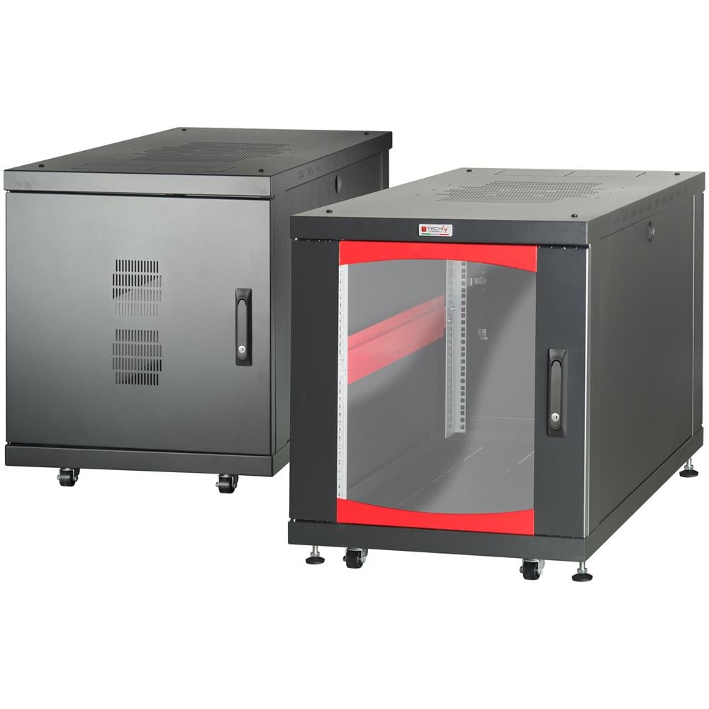 ver Armadio Server Rack 19'' 600x1000 12 Unit? Nero Da Sotto-scrivania Nero - Foto 2