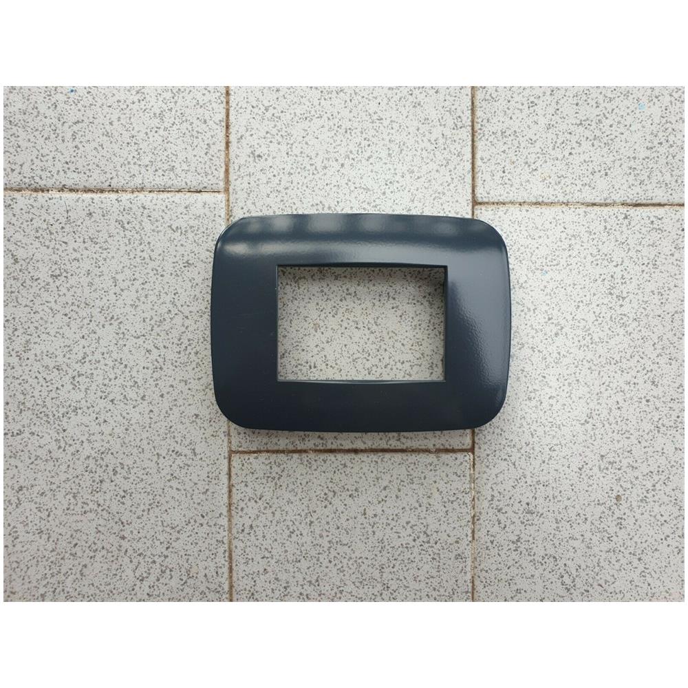 Placca Placchetta Placchette Compatibili Per Serie Axolute Colorate - Grigio Scuro 4 - Foto 1