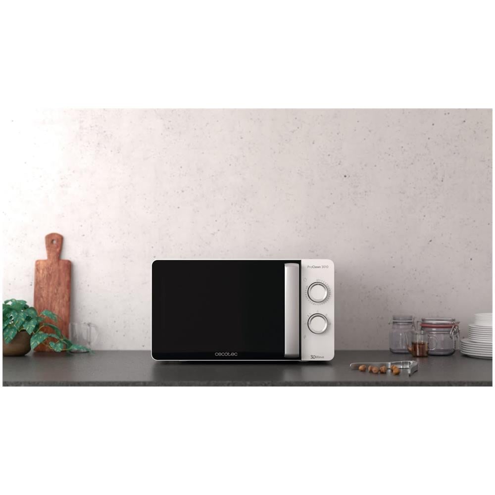 ProClean 3010 Forno Microonde Multifunzione Capacità 20 Litri Potenza 700 Watt Colore Bianco - Foto 2
