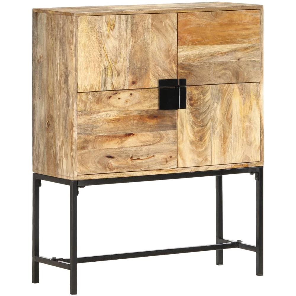 Credenza 80x30x100 cm in Legno Massello di Mango - Foto 1