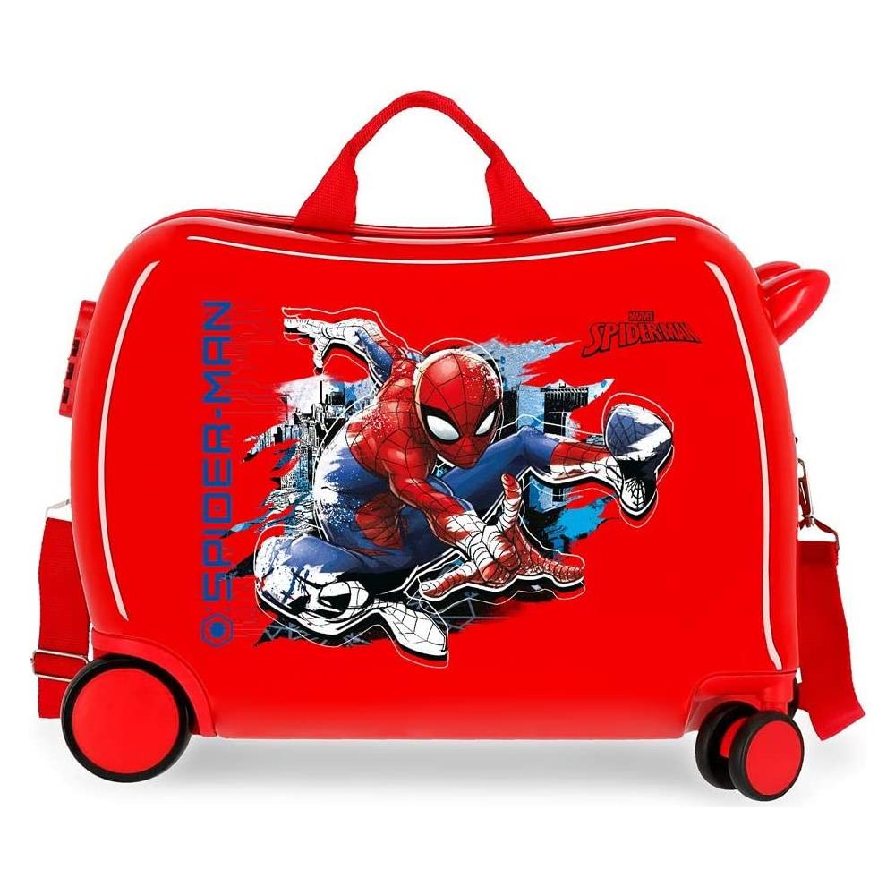 Valigia 4 Ruote Spiderman Rossa - Foto 1