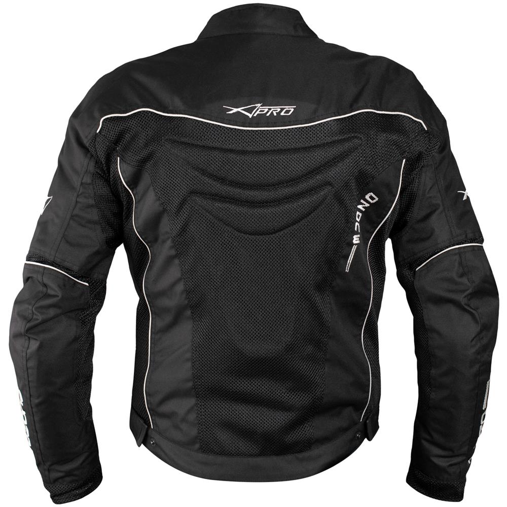 Giacca Mesh Traforato Traspirante Tessuto Tecnico Moto Touring Sport Nero M - Foto 2
