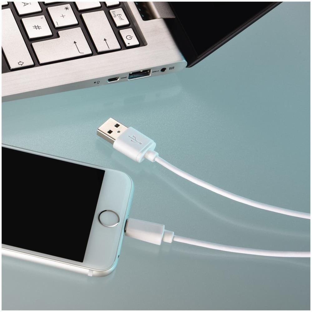 00173863 1m USB A Lightning Bianco cavo USB - Foto 4