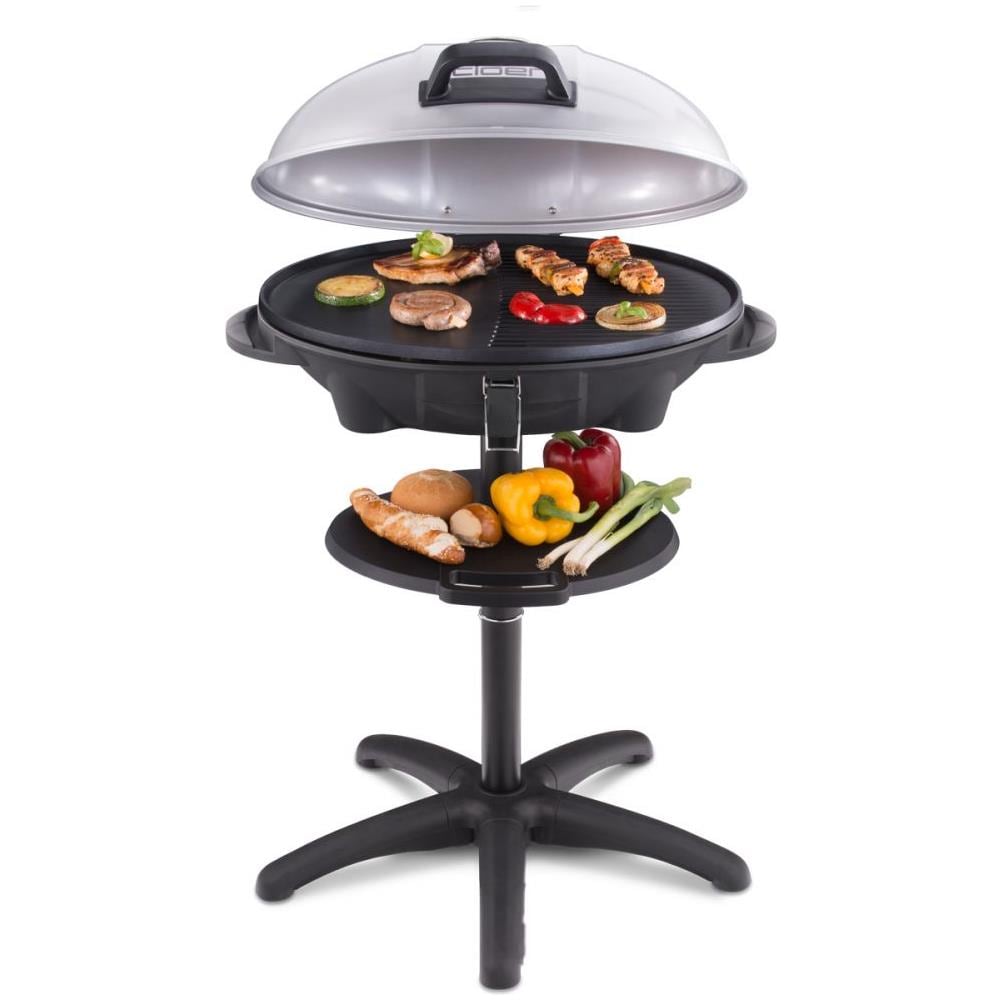 6789 barbecue per l'aperto e bistecchiera Barbecue /grill Kamado Zona cottura Elettrico Nero, Argento 2400 W - Foto 2