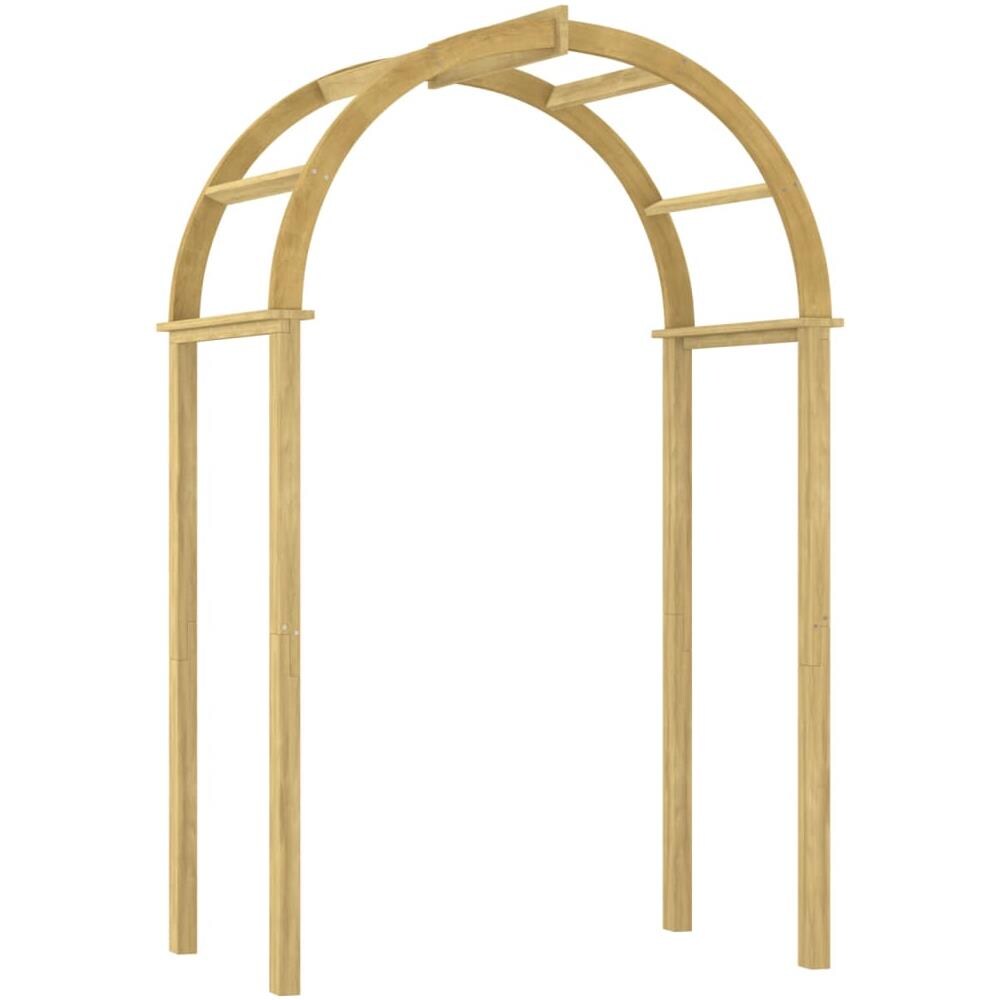 Arco Da Giardino 141x97x243 Cm In Legno Di Pino Impregnato - Foto 2