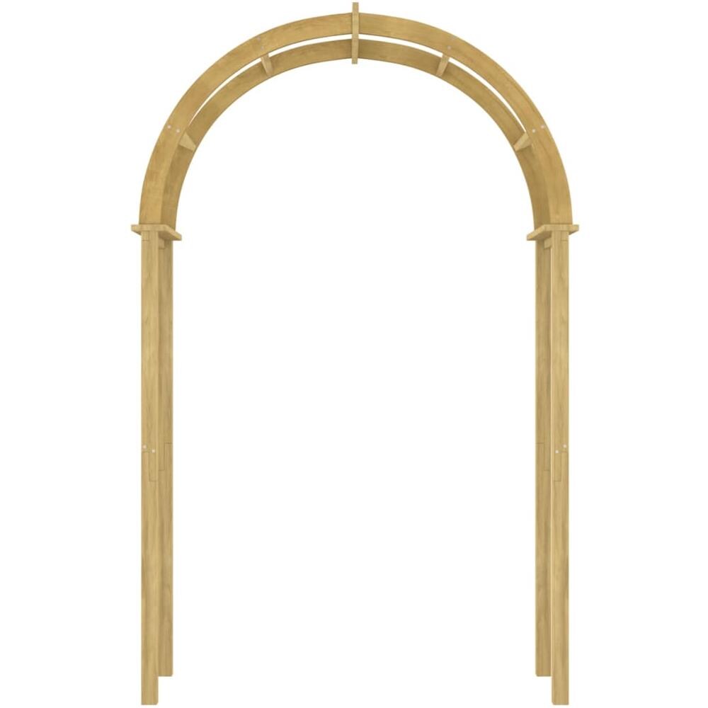 Arco Da Giardino 141x97x243 Cm In Legno Di Pino Impregnato - Foto 3