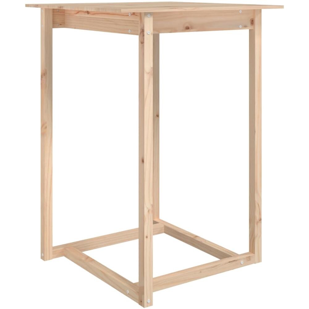 Tavolo da Bar 80x80x110 cm in Legno Massello di Pino - Foto 1