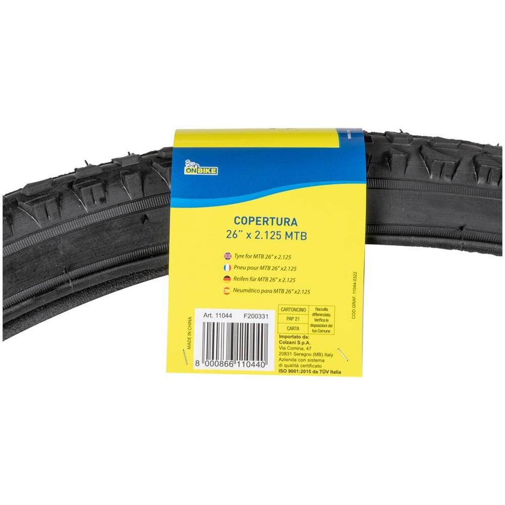 Copertura Nera Per Ruota Bici Adulto, 26 Pollici X 2,125, Sicura E Resistente Mountain Bike - Foto 2