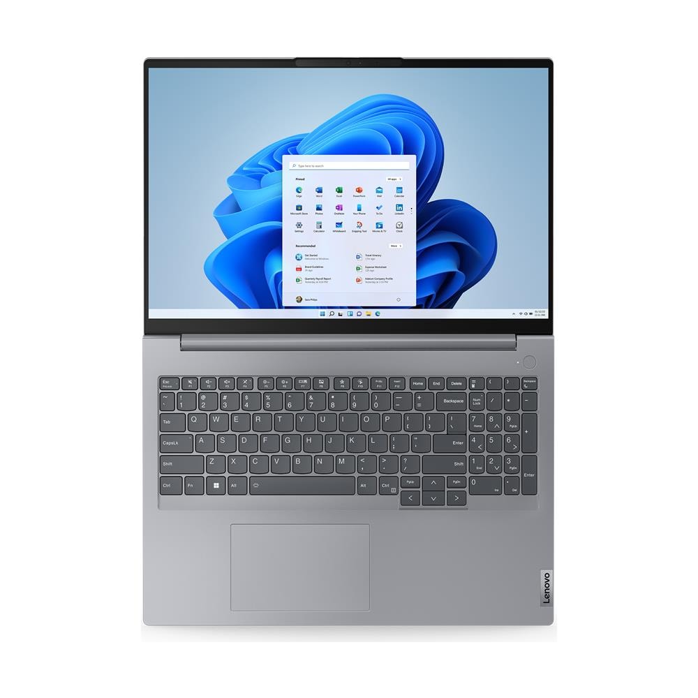 Notebook ThinkBook 16 G6 IRL Monitor 40,6 cm (16") WUXGA Intel® Core™ i5 i5-1335U Ram 8 GB SSD 256 GB Intel Iris Xe Graphics 2 x 3.1 Gen 1 Type A 1 x 3.1 Gen 2 Type C Windows 11 Pro - Foto 9