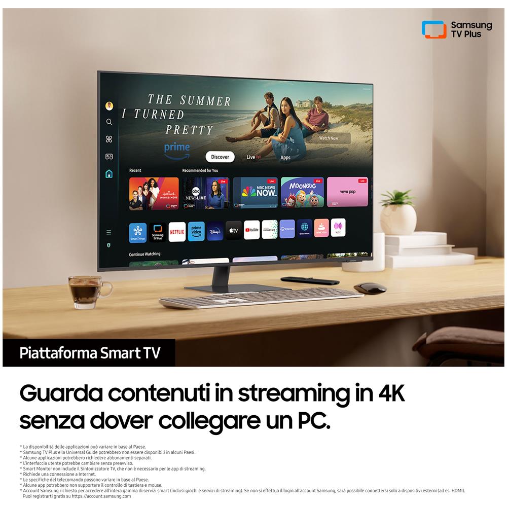 Smart Monitor M7 43" VA 60Hz 4K 4ms Multimediale Hub USB 2*HDMI - Foto 12