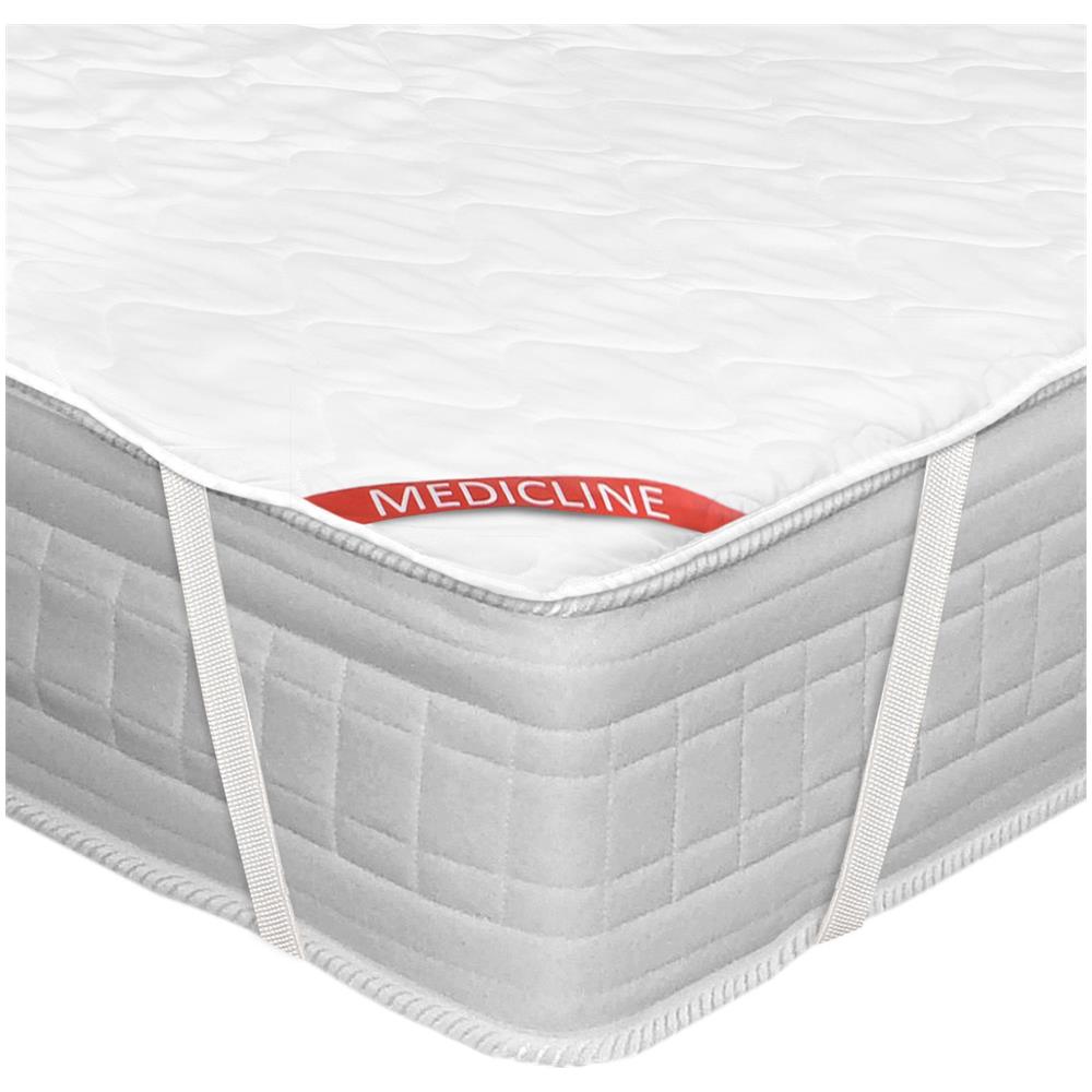 Coprimaterasso trapuntato 200x220cm Bianco Impermeabile - Foto 2