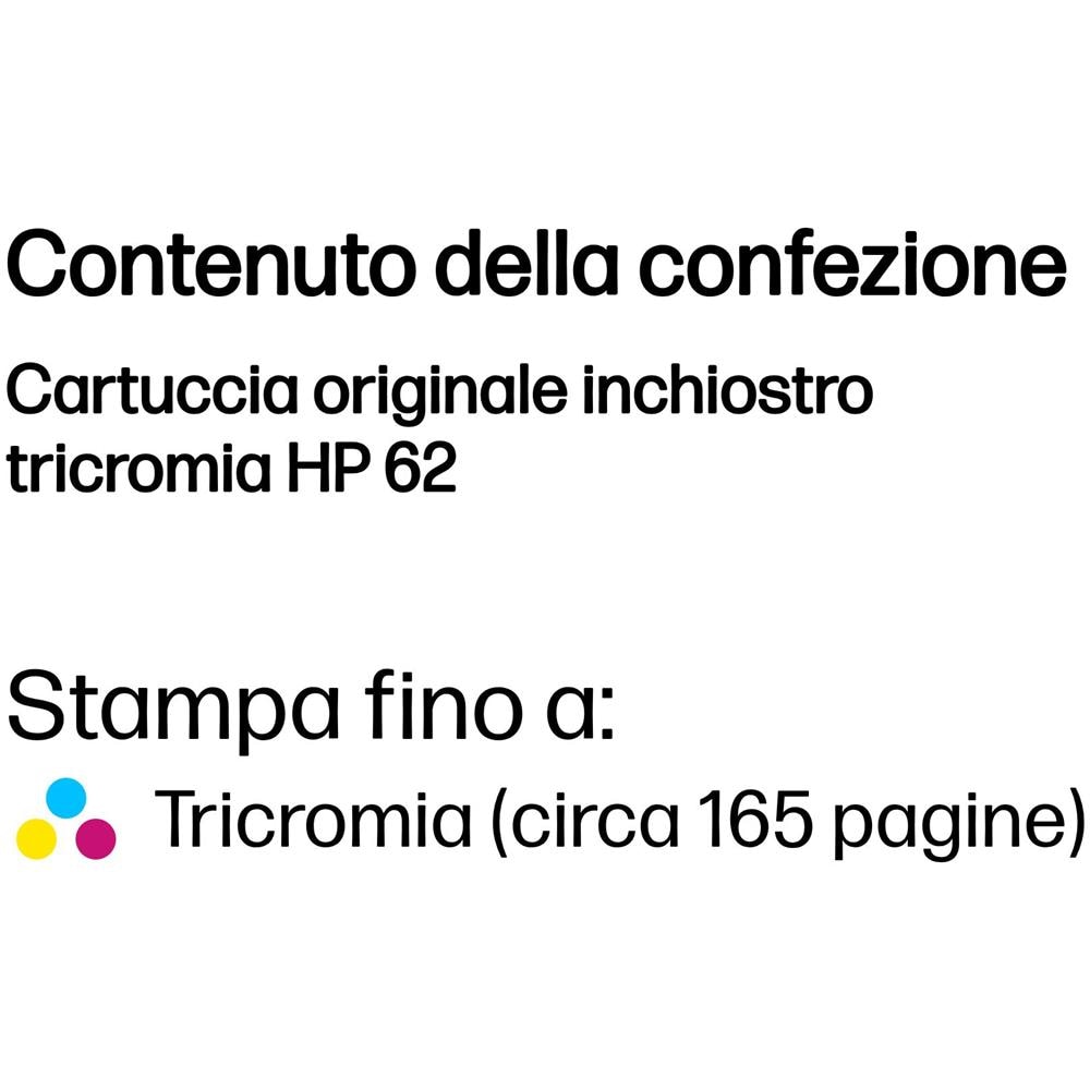 Cartuccia Originale Inchiostro Tricromia 62 - Foto 3