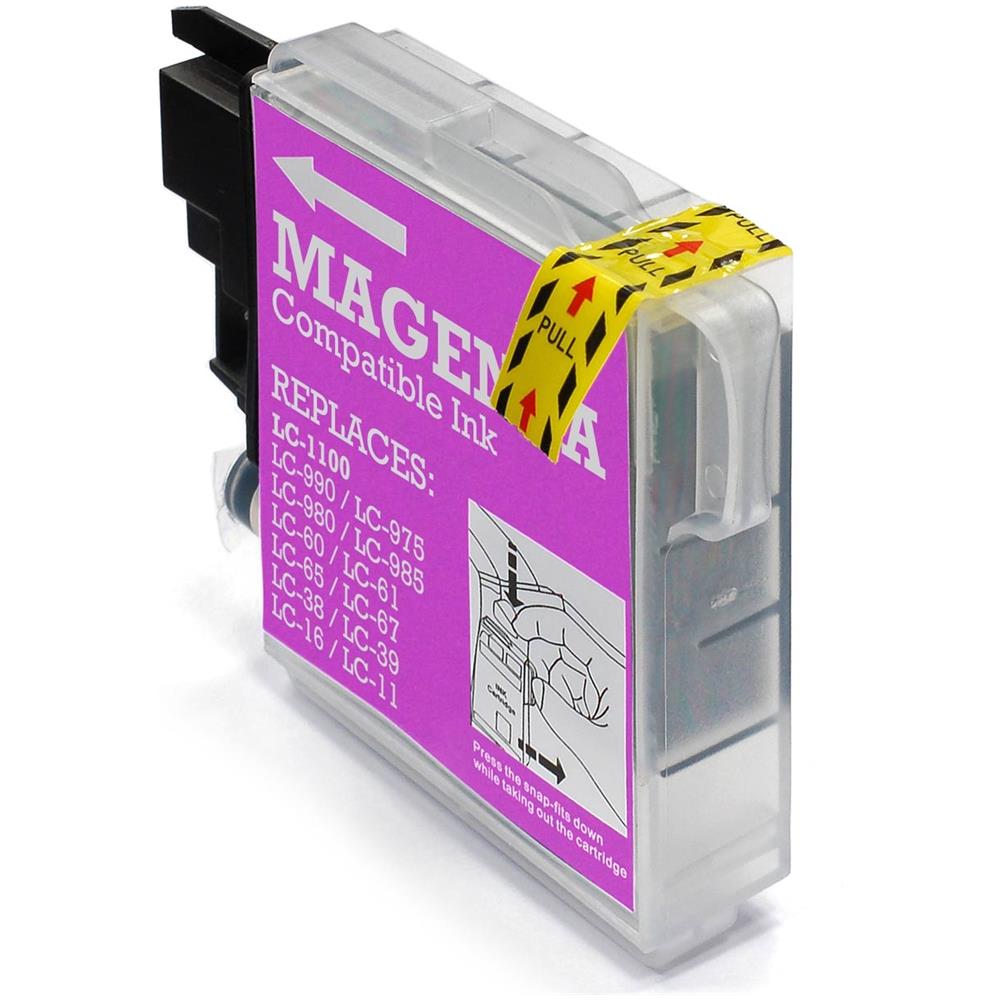 Cartuccia Ink-Jet Compatibile Brother LC 980 / LC1100 M Magenta - Foto 2