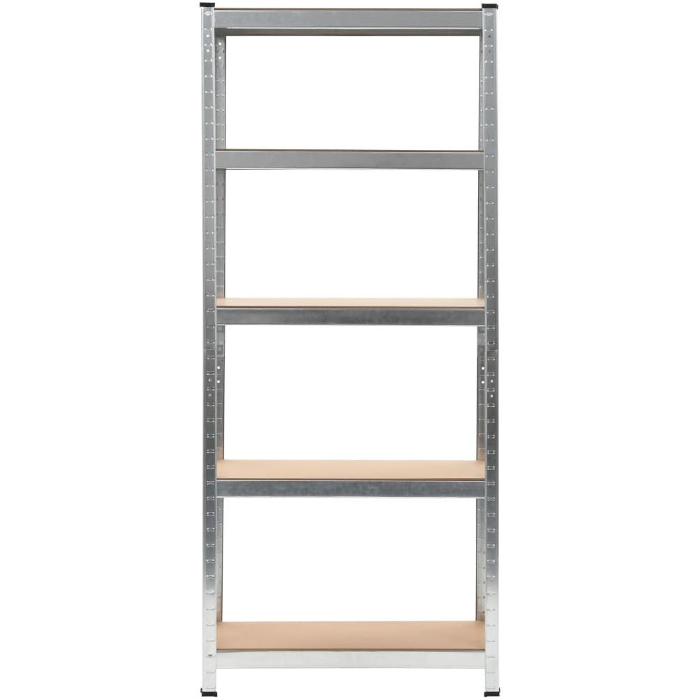 Le mensole portaoggetti sono la scelta ideale sia per lo stoccaggio residenziale che per quello commerciale, e offrono un ampio spazio dove tenere tutto in ordine. Materiale robusto: Gli scaffali portaoggetti sono costituiti da telai in acciaio e tavole in legno multistrato. I telai in acciaio garantiscono robustezza e stabilità, mentre il legno ingegnerizzato offre forza, stabilità, e resistenza all'umidità. Forte capacità di carico: Grazie allo spessore del materiale e al de - Foto 10