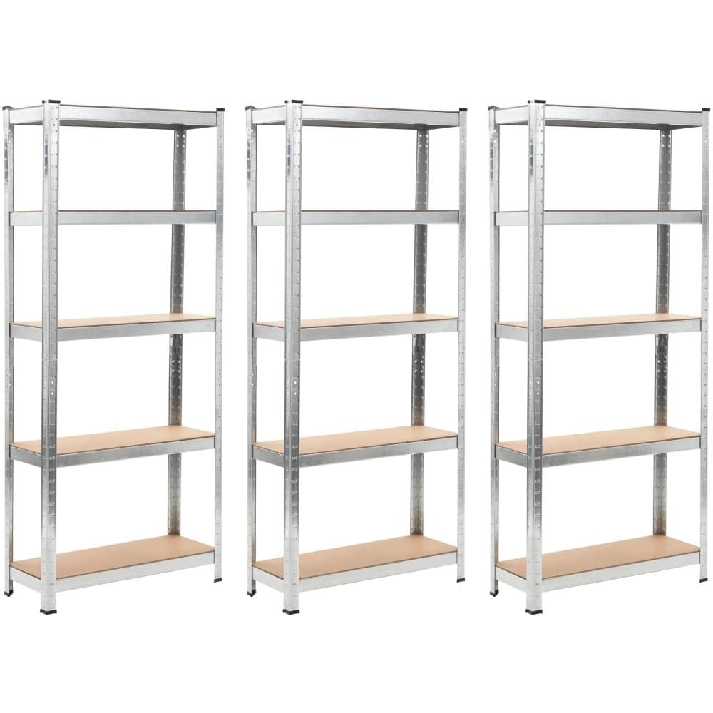 Le mensole portaoggetti sono la scelta ideale sia per lo stoccaggio residenziale che per quello commerciale, e offrono un ampio spazio dove tenere tutto in ordine. Materiale robusto: Gli scaffali portaoggetti sono costituiti da telai in acciaio e tavole in legno multistrato. I telai in acciaio garantiscono robustezza e stabilità, mentre il legno ingegnerizzato offre forza, stabilità, e resistenza all'umidità. Forte capacità di carico: Grazie allo spessore del materiale e al de - Foto 1