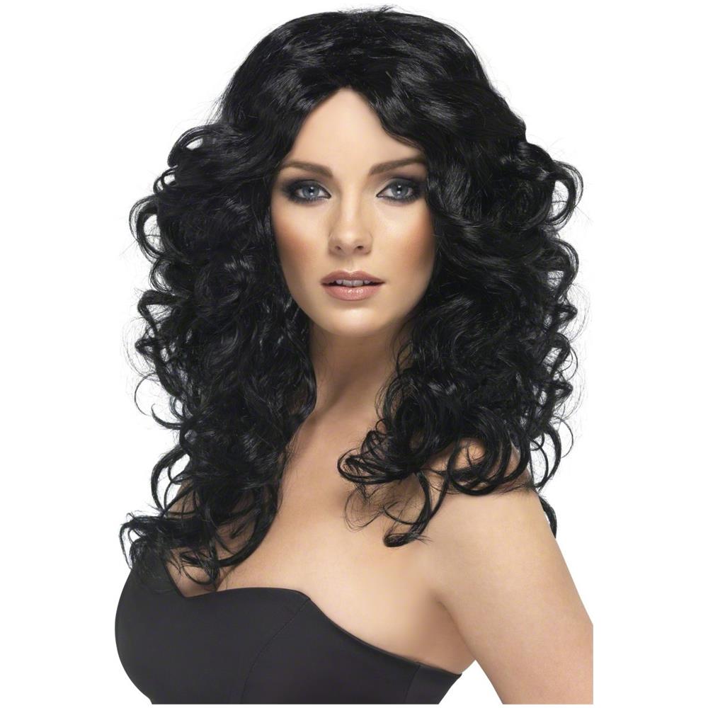 FESHFEN Long Drawstring Hair Extension Platinum Blonde Wavy Curly Synthetic Pony - Foto 9
