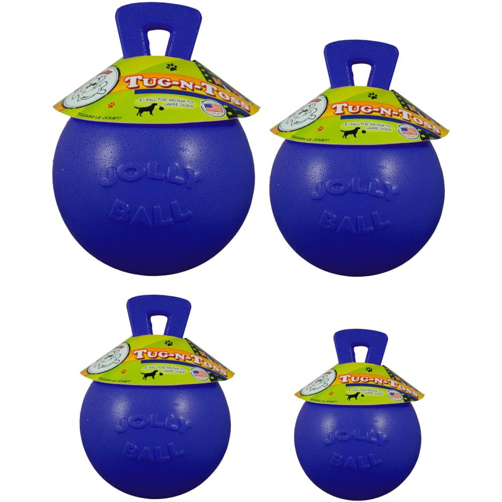 Palla Tug-n-toss Giocattolo Per Cani 15 Cm Blu - Foto 2