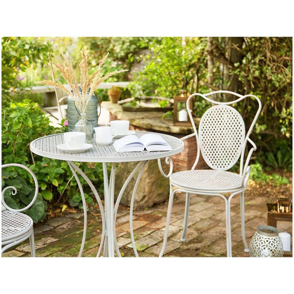 Tavolo Da Giardino In Metalo Beige Cilento - Foto 2