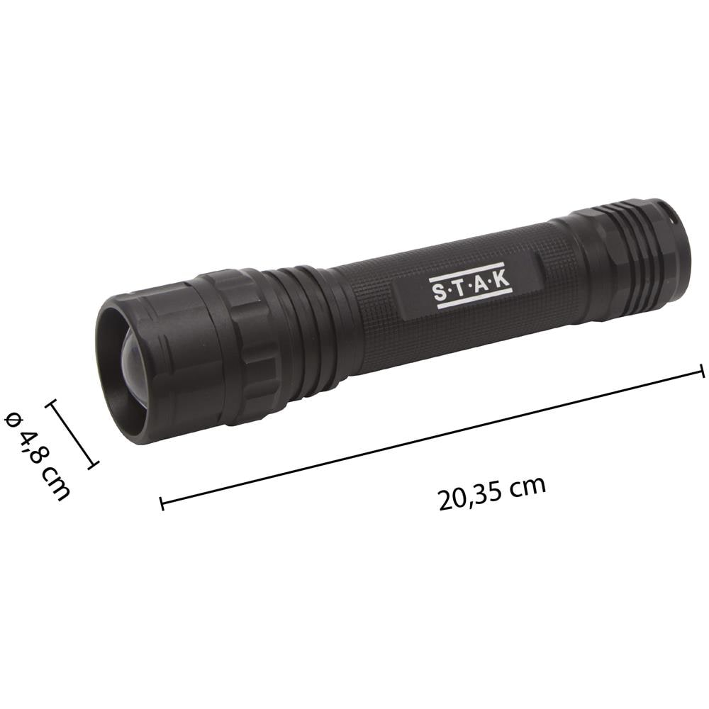 Torcia Led Cree 1600 Lumen Con Funzione Zoom Tiger - Foto 2