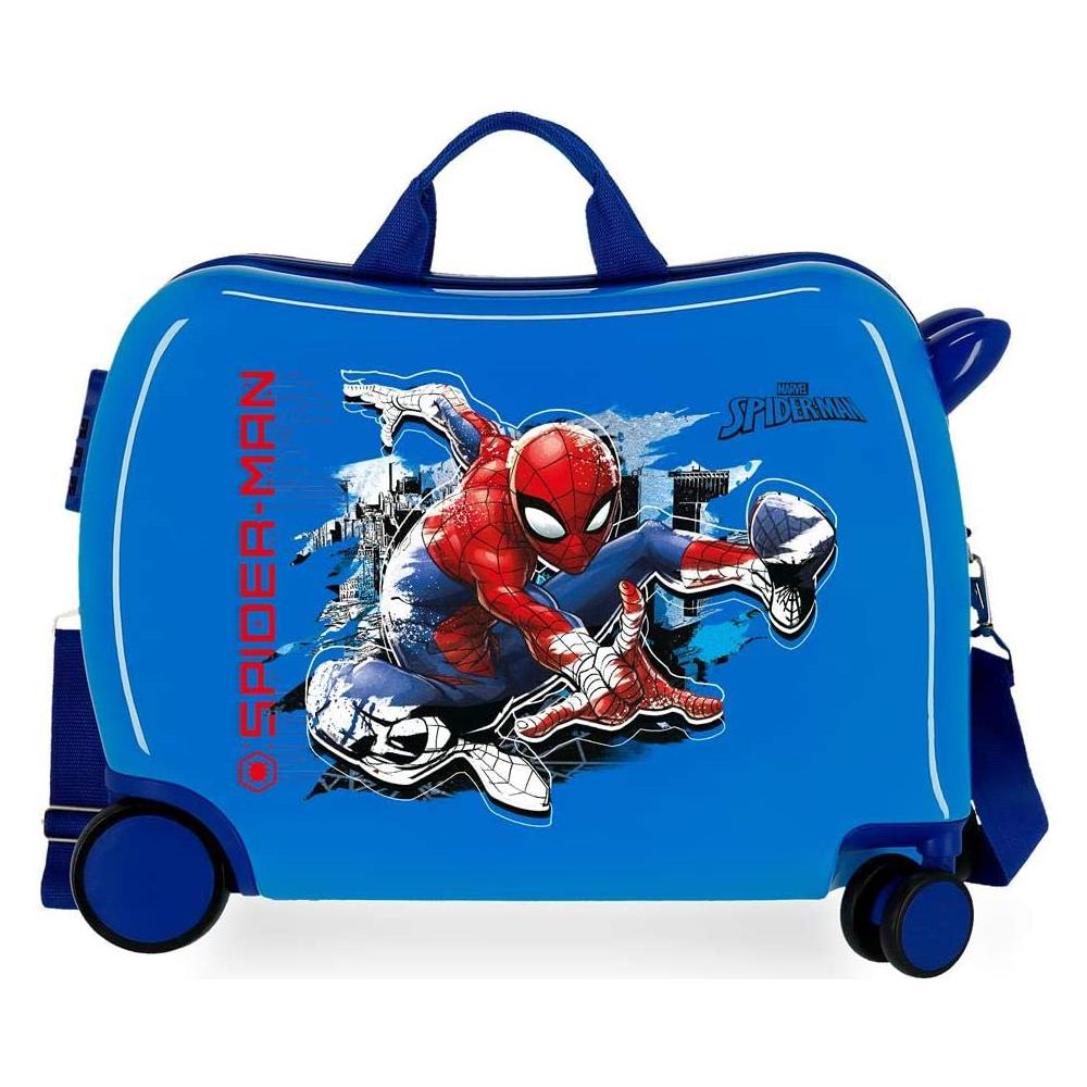 Valigia 4 Ruote Spiderman Azzurra - Foto 1