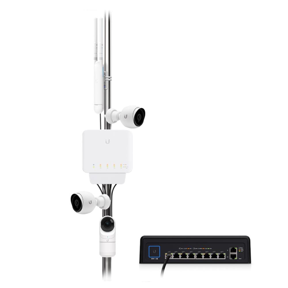 Unifi Switch Usw-flex - Switch - Managed - 4 X 10/100/1000 (poe) + 1 X 10/100/1000 (poe++) - Wandmontierbar, Stangenmontage - Poe++ (46 W) (packung Mit 3) (usw-flex-3)  - Foto 2