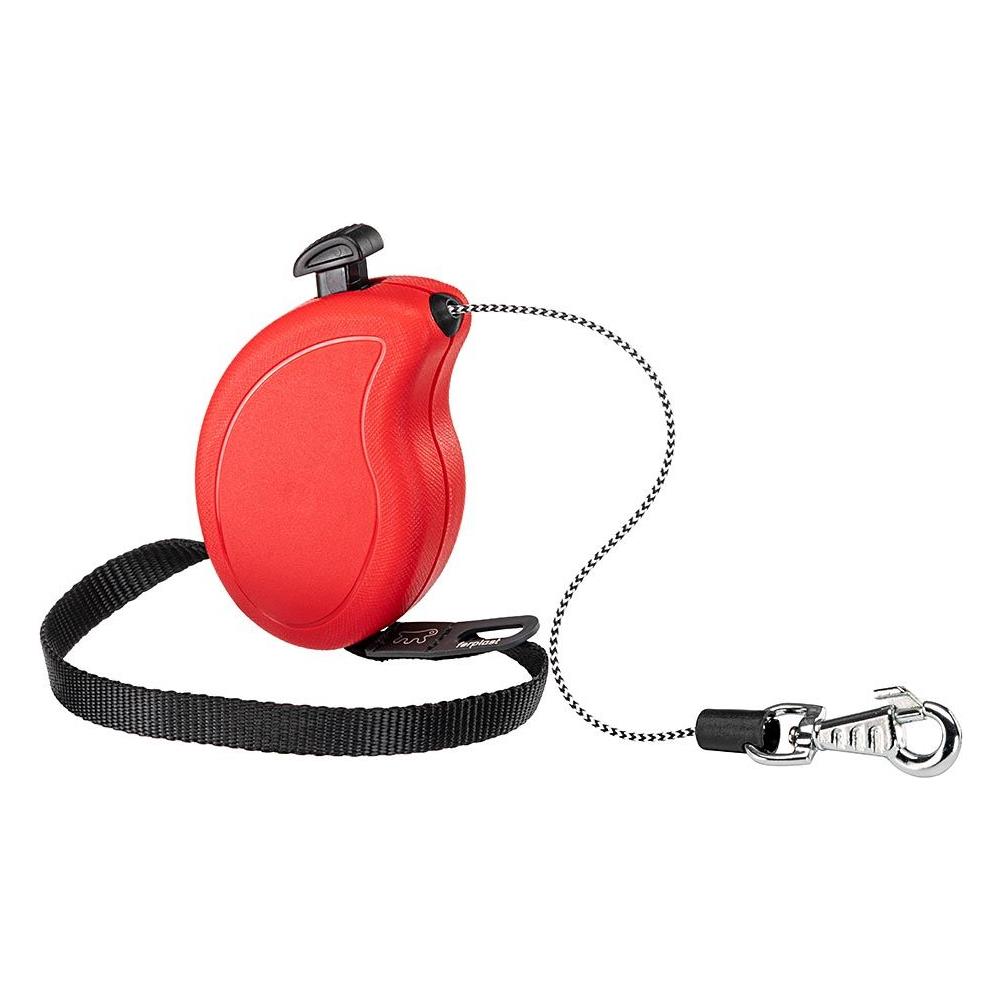 Guinzaglio Allungabile Per Cani Piccoli Flippy One Cord Mini, Cordino Retraibile 3 M, Max 8 Kg, Rosso - Foto 1