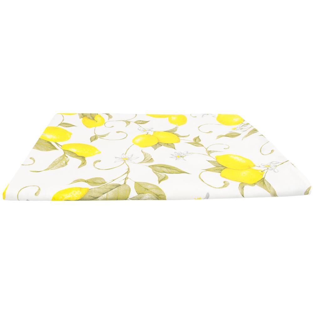 Tovaglia Cucina Copritavolo 100% Cotone Made In Italy Cedro Limoni Estate 140x180 Limoni - Foto 2