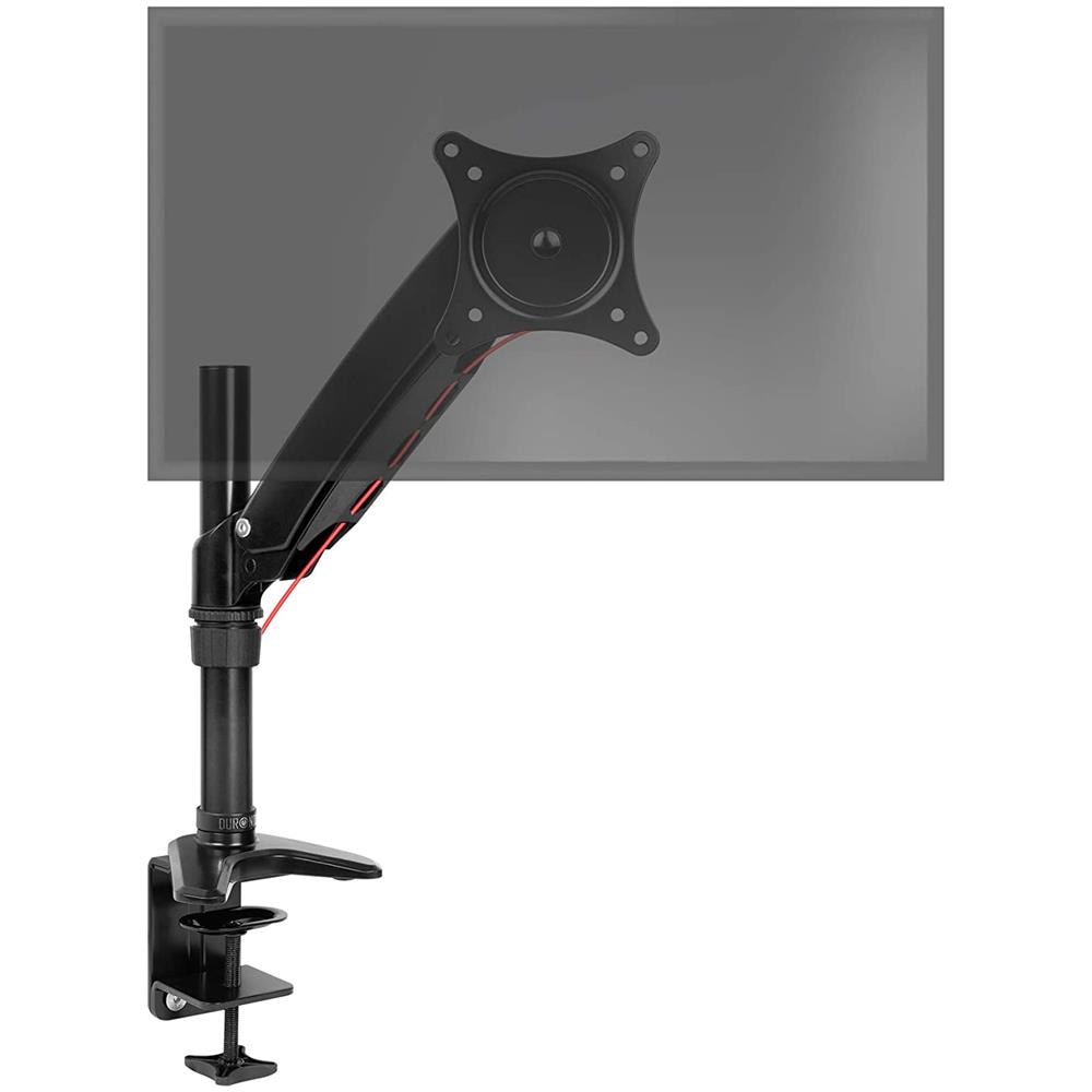 Dm551x1 Supporto Da Scrivania Monitor 15” - 27” Staffa Supporto Monitor / Schermo Con Regolazione A Molla Morsetto Tavolo Vesa Max 100 X 100mm Struttura In Aluminio Portata 8kg - Foto 1