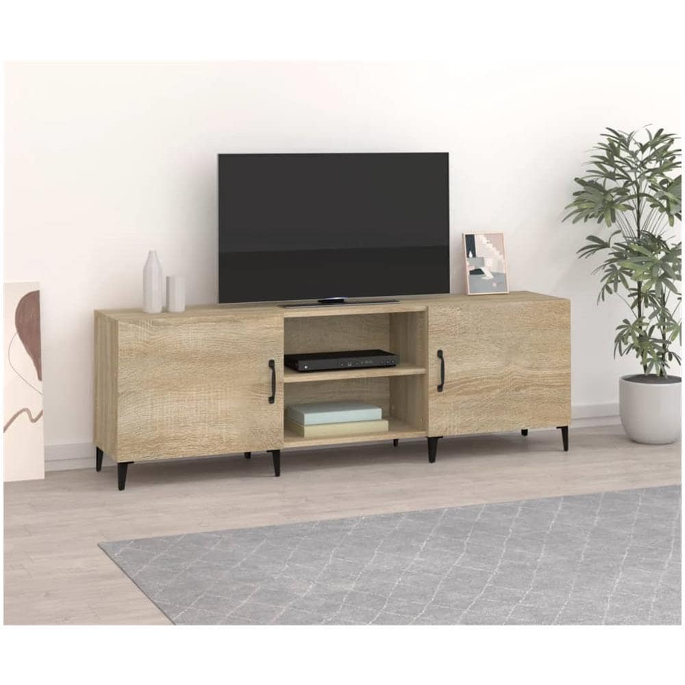 Mobile Porta Tv Rovere Sonoma 150x30x50 Cm Legno Multistrato - Foto 1