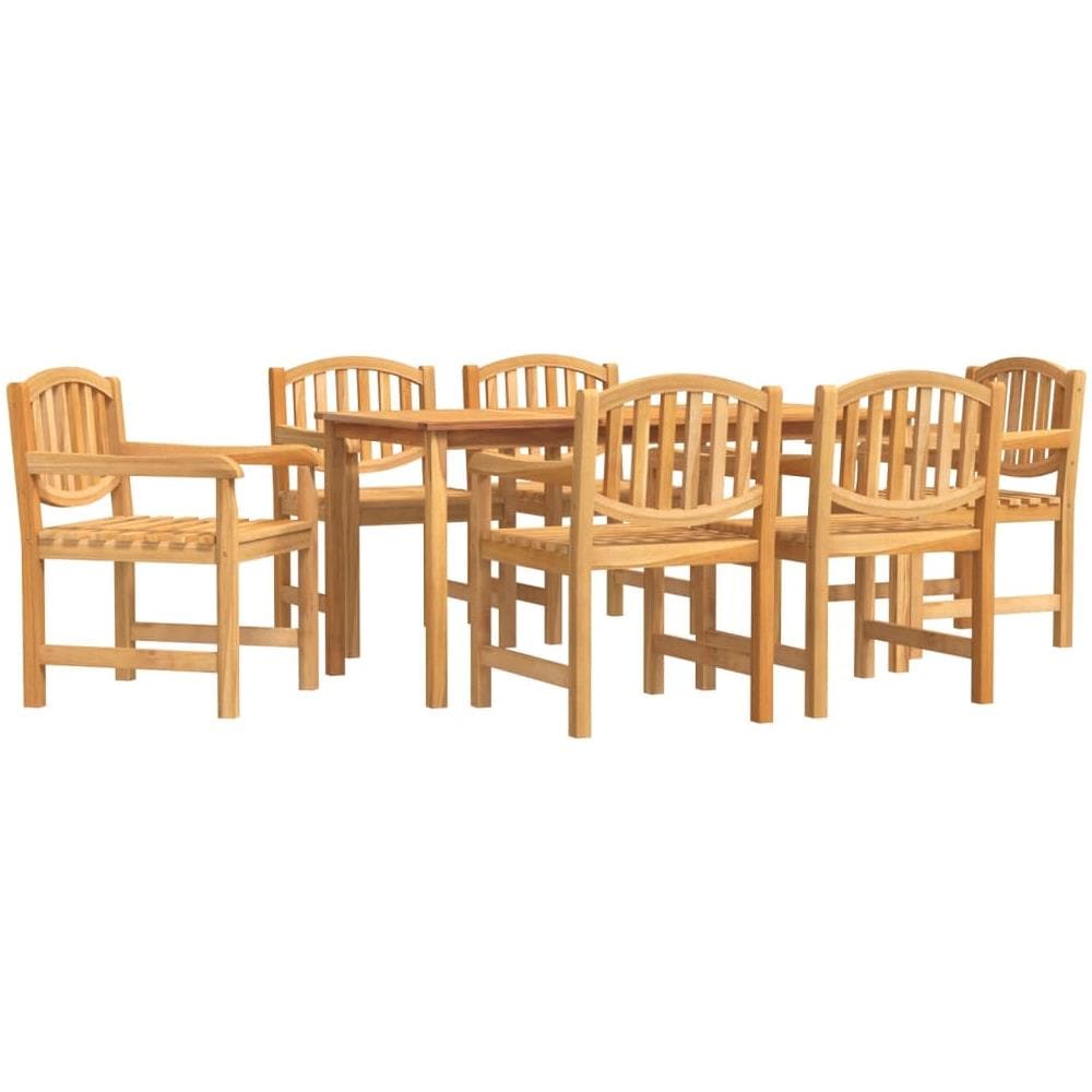 Set Da Pranzo Da Giardino 7 Pz In Legno Massello Di Teak - Foto 1