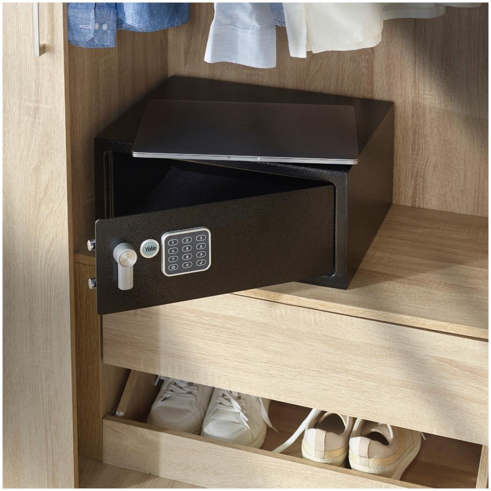 YLV / 200/DB2 cassaforte Cassaforte indipendente 24 L Acciaio Nero - Foto 6