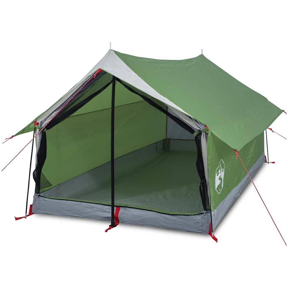 Tenda da Campeggio per 2 Persone Verde Impermeabile - Foto 1