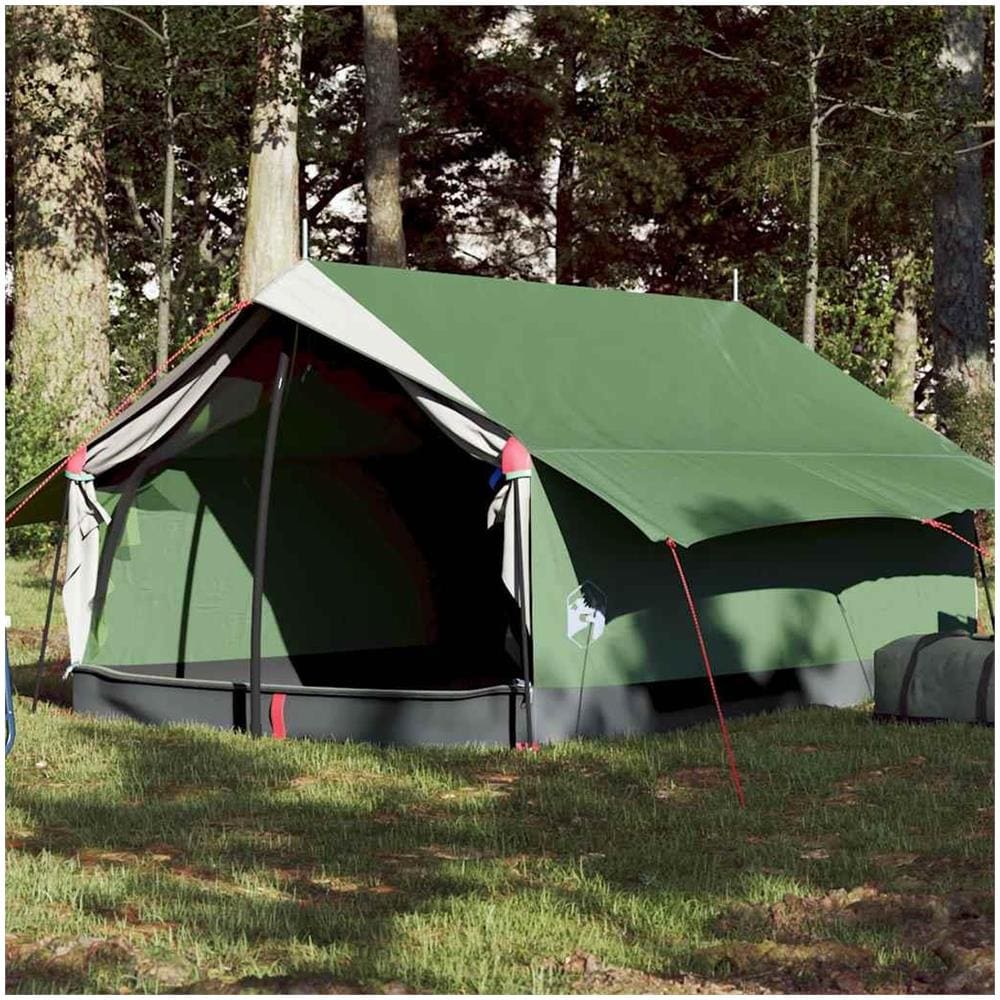 Tenda da Campeggio per 2 Persone Verde Impermeabile - Foto 2