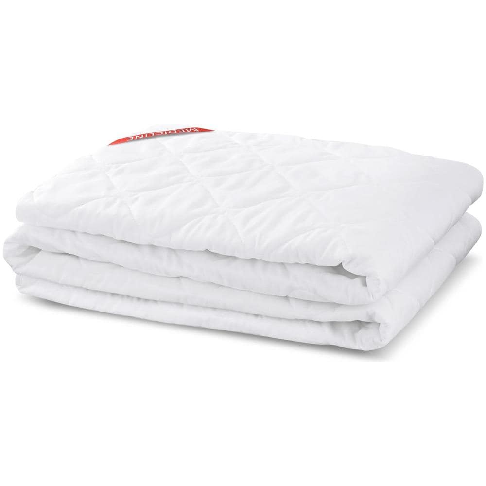 Coprimaterasso trapuntato 90x200cm Bianco Impermeabile - Foto 1