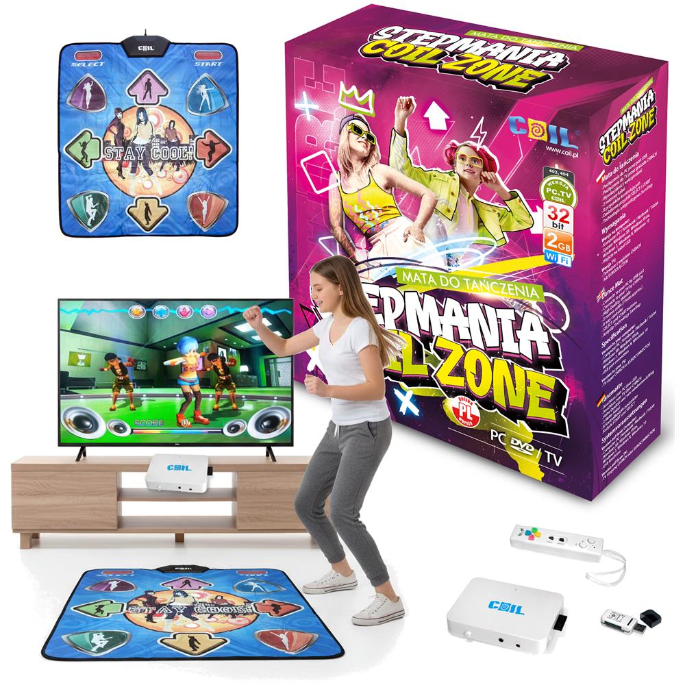tappetino da ballo musicale interattivo per bambini WIFI 32BIT 4IN1 PC+TV 2GB + lettore - registra le tue canzoni sulla TV - Foto 1