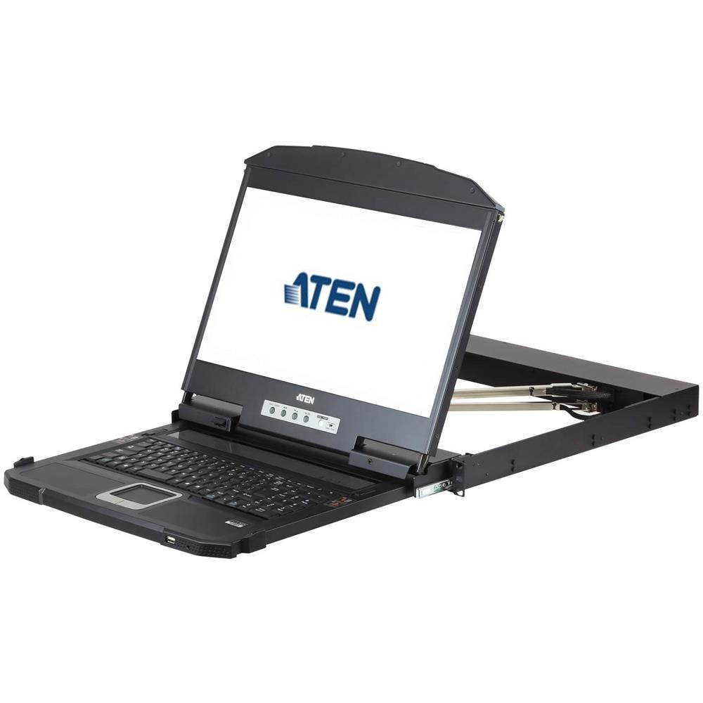 IDATA CL-3800NW - Console KVM USB HDMI DVI VGA con LCD da rack 19'', CL3800 - Foto 1