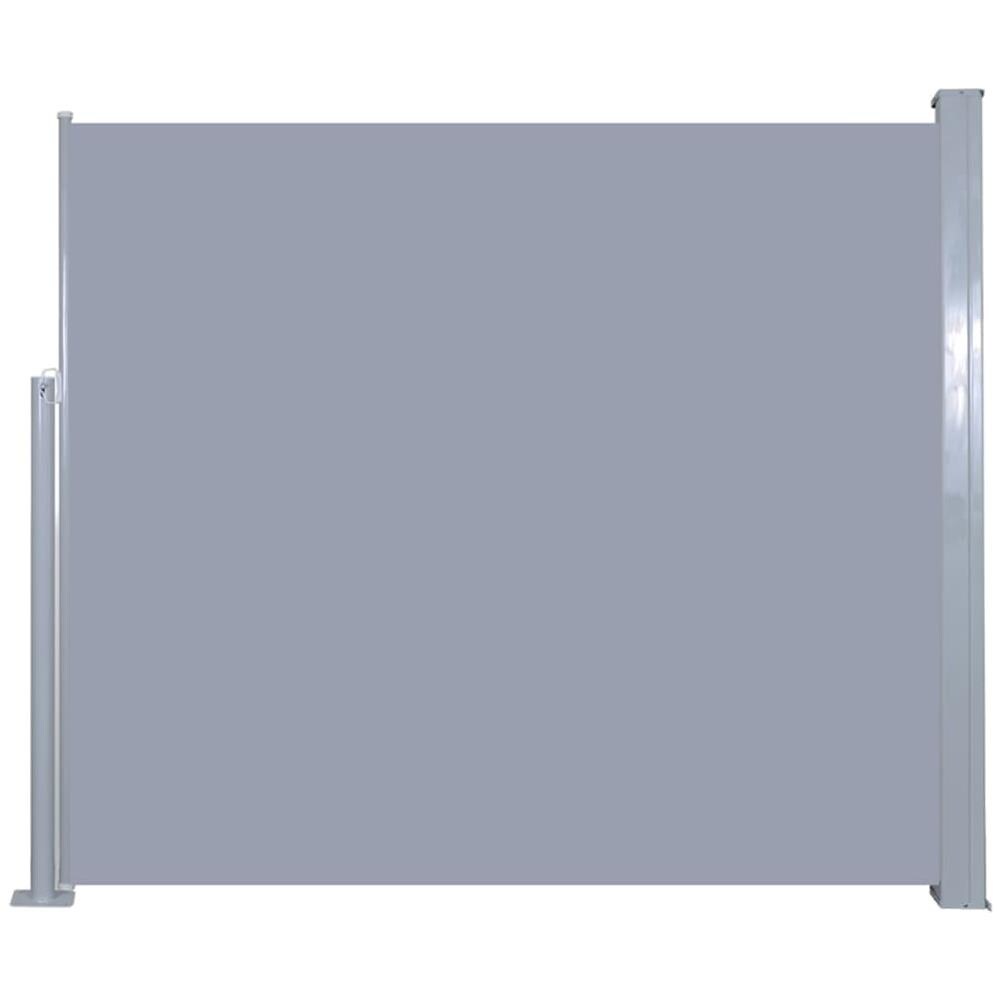 Tenda Da Sole Laterale Retrattile 120 X 300 Cm Grigia - Foto 1