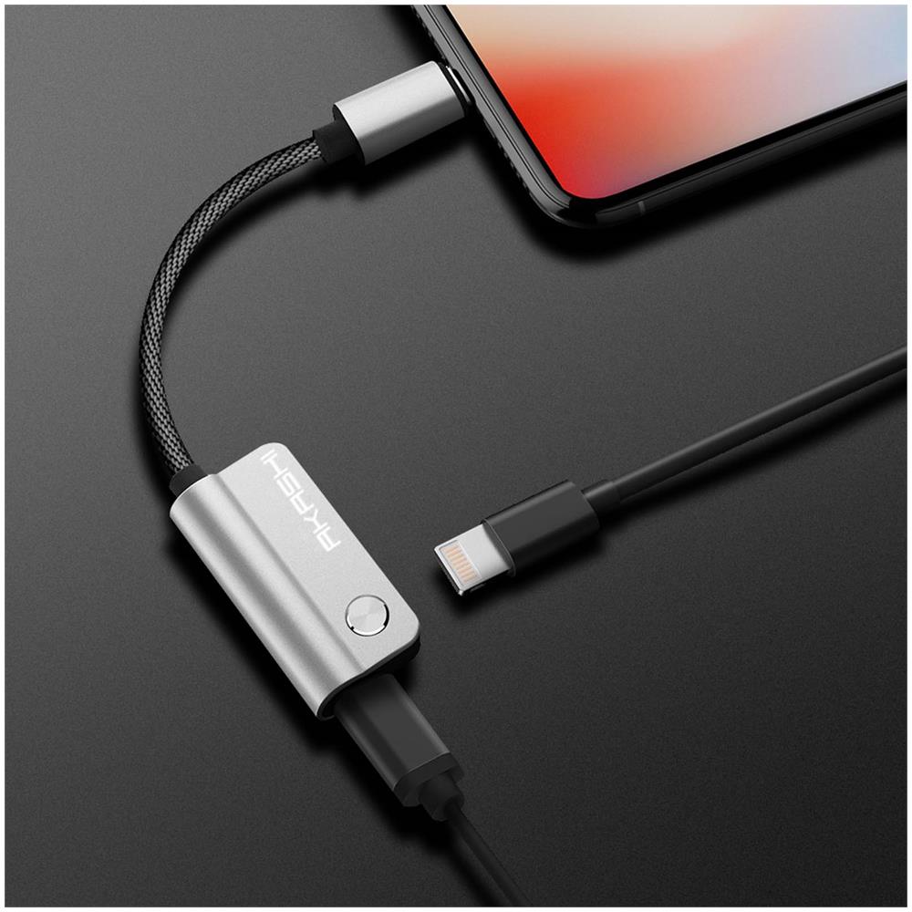 Adattatore Connettore Iphone / Ipad / Ipod + Audio 14 Cm - Foto 2