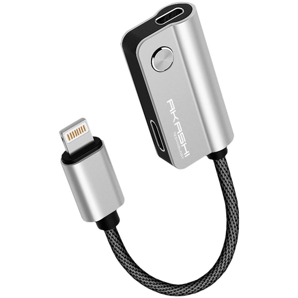 Adattatore Connettore Iphone / Ipad / Ipod + Audio 14 Cm - Foto 1