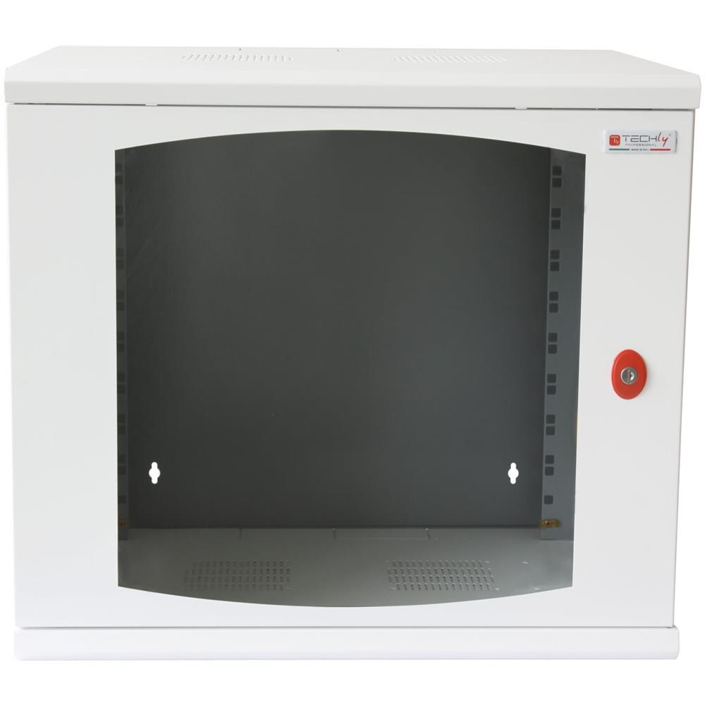 Armadio Rack 19'' A Muro 13 Unità Sezione Unica Prof. 600mm Bianco - Foto 3