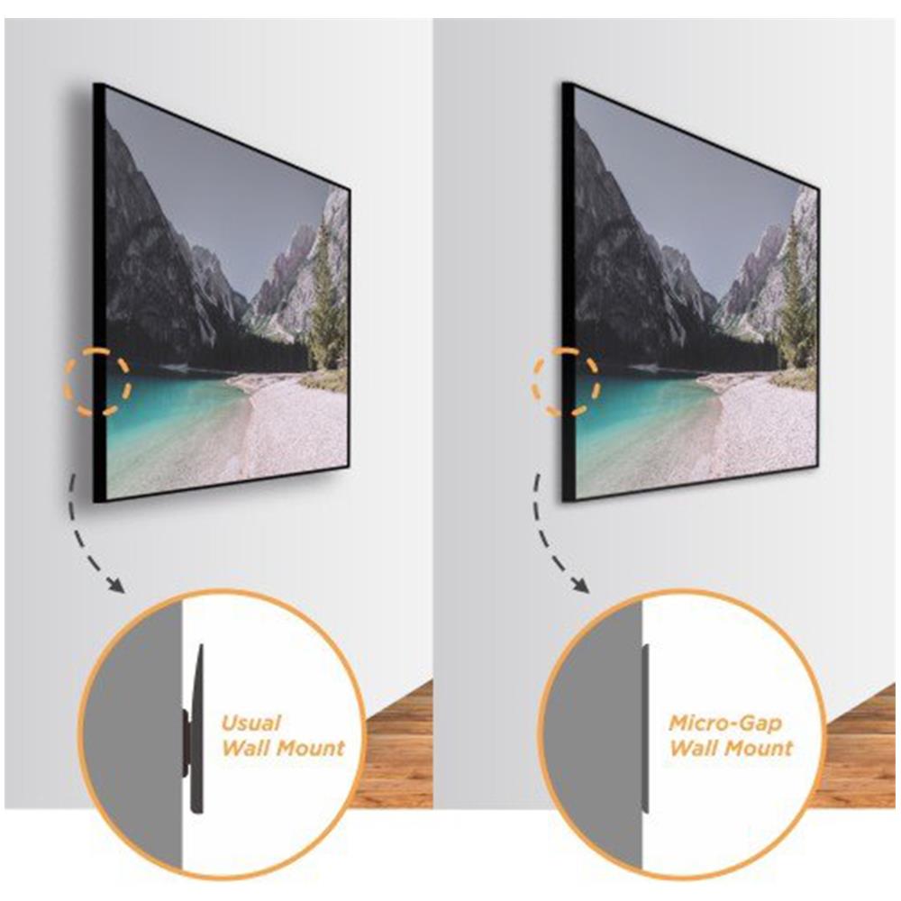 Supporto Da Parete Qled Tv Micro-gap Per Samsung Q7 / Q8 / Q9 / Q7fn / Q9fn Da 75 ""a 50 Kg - Foto 8