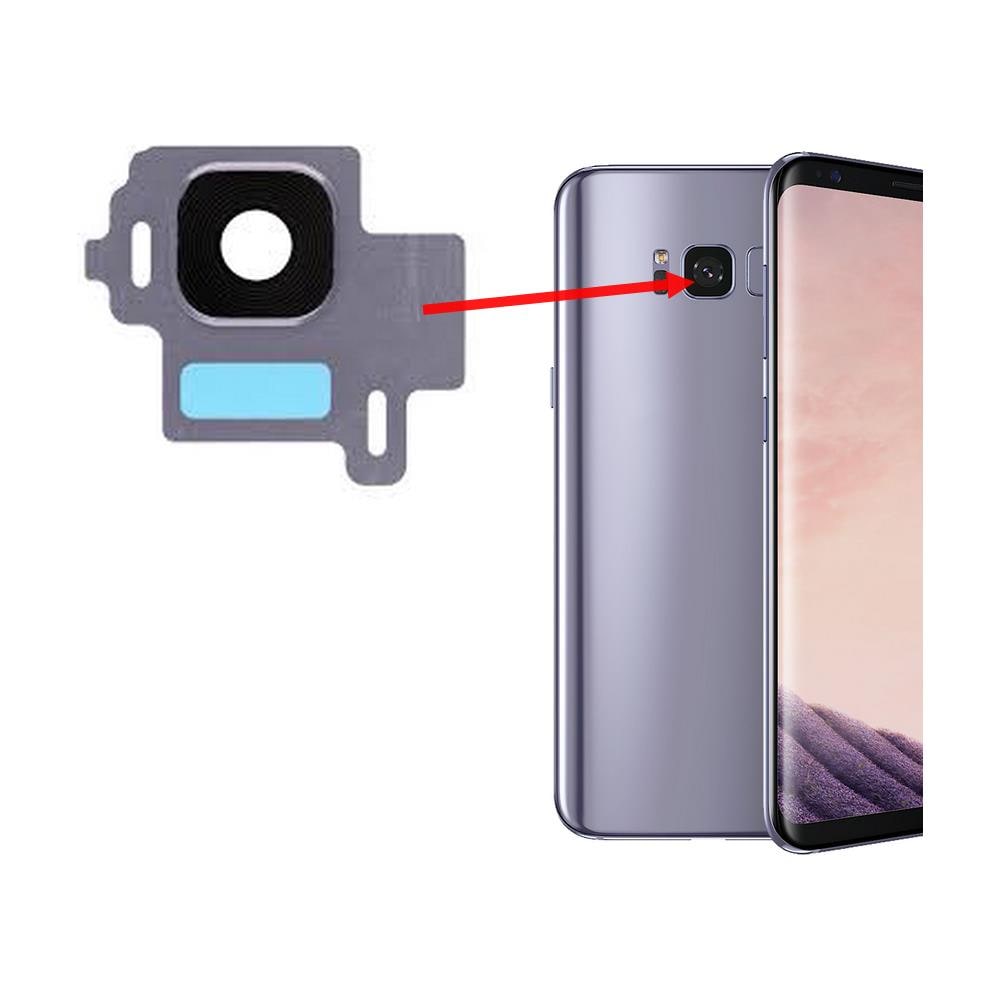Posteriore Di Protezione Dell'obiettivo Della Fotocamera Galaxy S8 G950f Orchidea - Foto 1