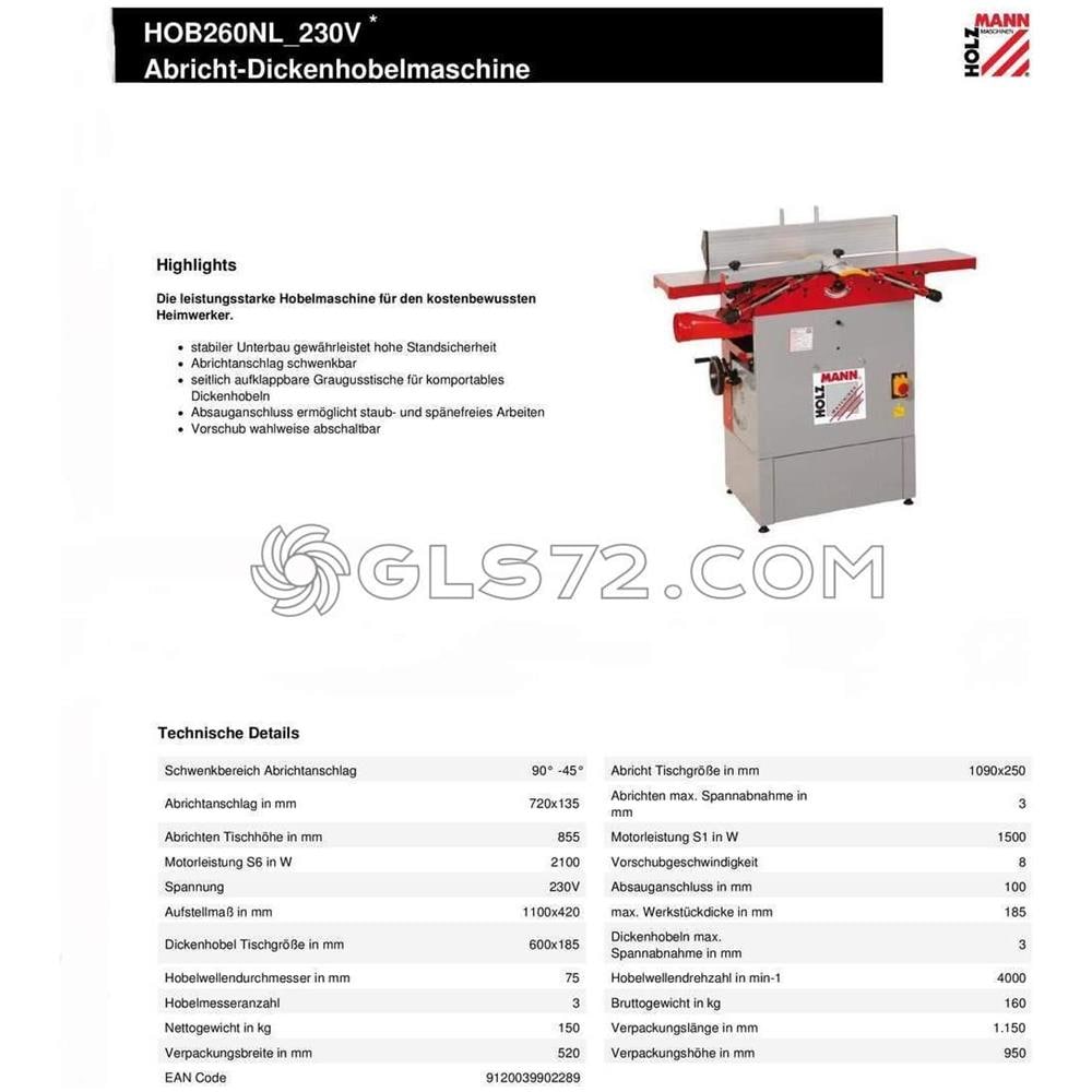 Holzmann Pialla Elettrica 110mm - 1200W Potente E Precisa - Foto 3