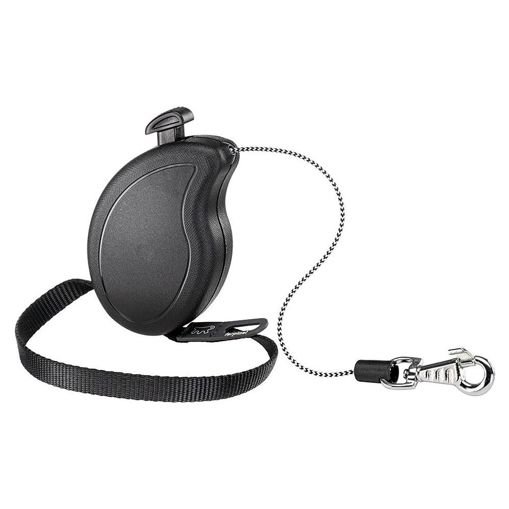 Guinzaglio Allungabile Per Cani Piccoli Flippy One Cord Mini, Cordino Retraibile 3 M, Max 8 Kg, Nero - Foto 1