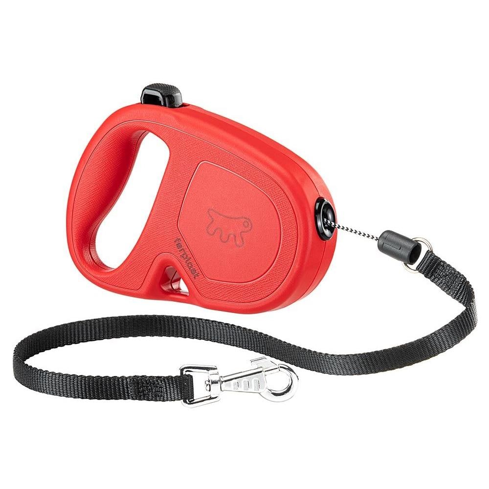 Guinzaglio Allungabile Per Cani Medi Flippy One Cord S, Cordino Retraibile 4,5 M, Max 12 Kg, Rosso - Foto 1