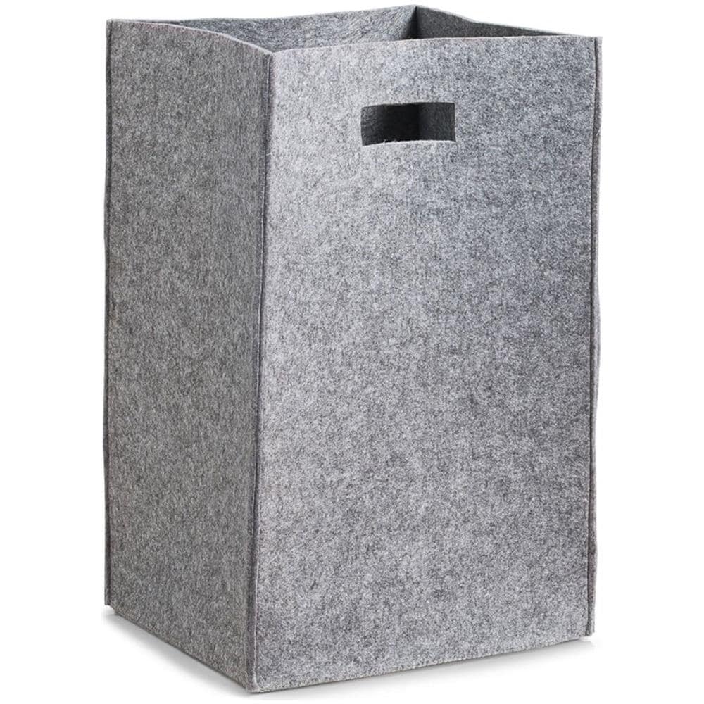 Cesto Portabiancheria In Feltro - Grigio, 35 X 30 X 55 Cm, Zeller - Foto 1